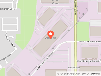 Amazon — Mapa de ubicación