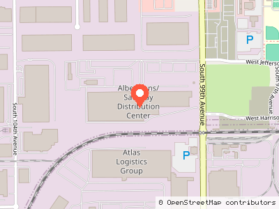 Albertsons/Safeway Distribution Center — 位置地图