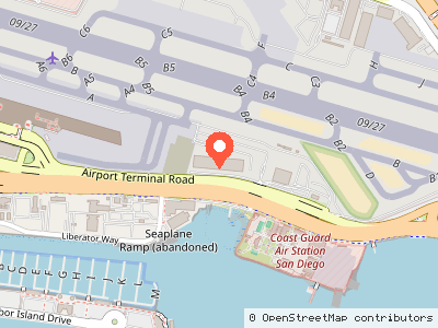 Airline Support Building — 位置地图
