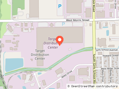 Target Distribution Center — Mapa de ubicación
