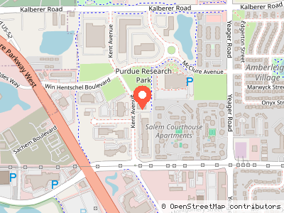 Purdue GMP Center — 位置地图