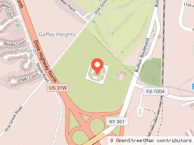 United States Bullion Depository — 位置地图