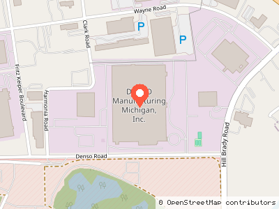 DENSO Manufacturing Michigan, Inc. — 位置地图