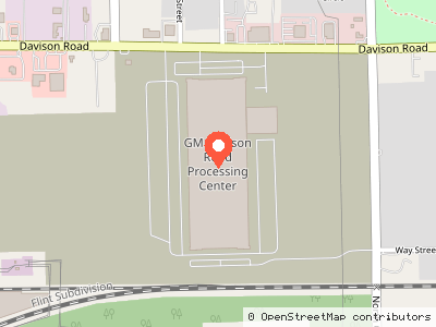 GM Davison Road Processing Center — 位置地图