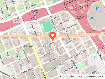 Eaton Detroit Spring — Mapa de ubicación