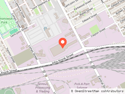LINC Detroit Regional Integrated Logistics Center — Mapa de ubicación