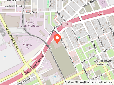 Packard Plant #22 — Mapa de ubicación