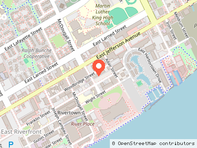 The Foundry Detroit — Mapa de ubicación