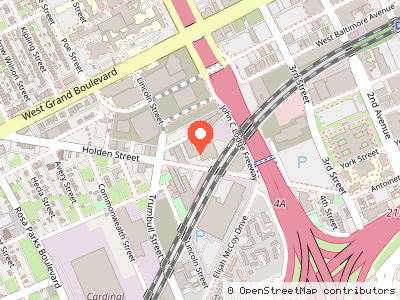 WSU Central Receiving — Mapa de ubicación