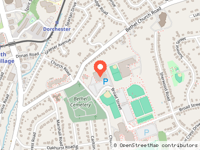 Spencer Family YMCA — 位置地图