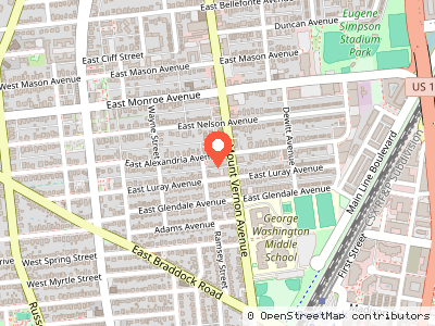 Alexandria Wire Center — 位置地图