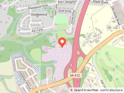 Virginia Tech Incinerator — Mapa de ubicación